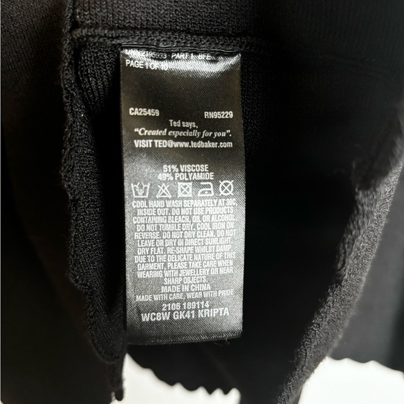 Ted Baker Peplum Scallop Knit Top - Picture 6 of 6